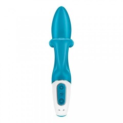 Вибратор-кролик Embrace me berry Satisfyer, бирюзовый