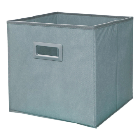 Корзина Förvaringskorg, голубой, полиэстер, картон