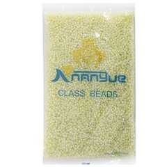 
          Бисер Alingar размер №12 вес 450 гр., светло-зеленый, перламутровый, непрозрачный, пакет