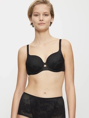 Бюстгальтер спейсер на косточках Triumph Wild Rose Sensation WP | Черный