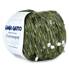 LANA GATTO CHAMPAGNE (35% полиамид, 22% акрил, 16% мохер, 16% полиэстер, 11% металлик, 50гр/60м)