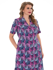 4536 Халат на пуговицах