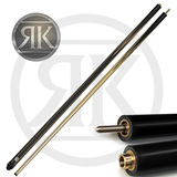 Кий Топаз, черный граб/граб, 14-запилов, 2PC(ЯК) фото №9