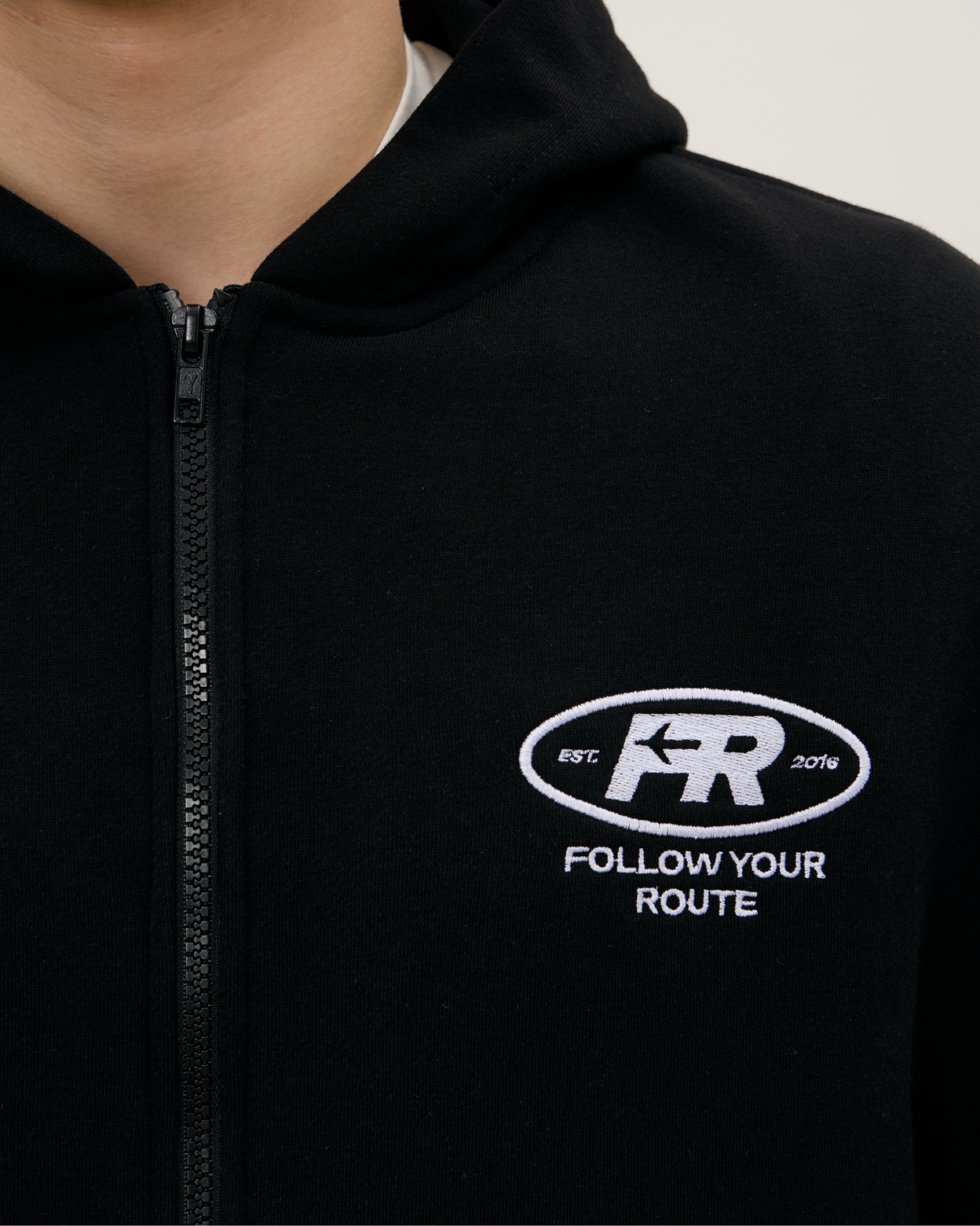 Худи ZIP MAN OVER, черное