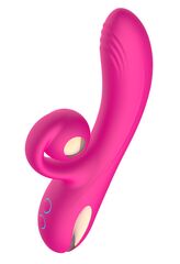 Вибратор-кролик Secwell с вращением ствола, розовый