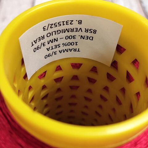 Шелк малберри TRAMA 3000 красный