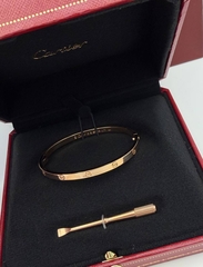 16238 - Браслет LOVE с отверткой тонкий в люксовом качестве VGOLD без камней