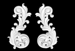 Силиконовый молд № 1967 Набор вензелей