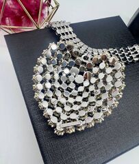 Колье ALEXANDRA RICH с кристаллами с подвеской сердце