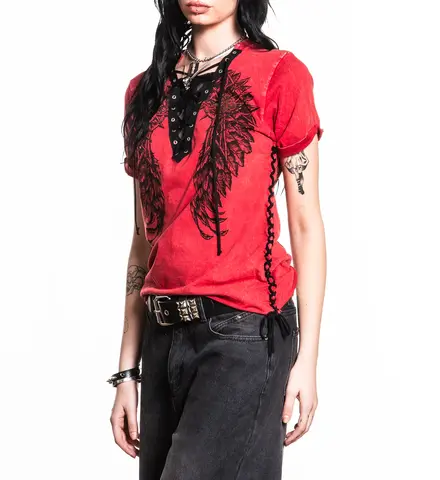 Affliction | Футболка женская Medallion Tee AW31171 слева