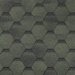 Гибкая черепица ТехноНиколь SHINGLAS Соната зеленый 3м2 (Однослойная)