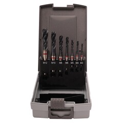 Набор метчиков машинных M3 -M12 HSSE-TiALN DIN371/376 (Винт., C/2,5P, R35) 7пр Ruko 245069RO