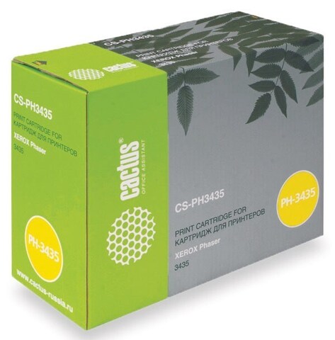 Картридж лазерный Cactus CS-PH3435 106R01415 черный (10000стр.) для Xerox Phaser 3435/3435dn