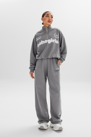 Свитшот ZIPPER BLAZON ASH