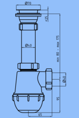 Сифон Ани Грот 1 1/2
