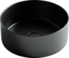 Умывальник чаша накладная круглая (Чёрный Матовый) Element 358*358*137мм Ceramica Nova CN6032MB