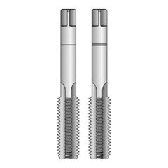 Метчик М15х1,5 (Комплект 2шт) DIN2181 115CrV3 6h(2N) 70мм a=9,0 Bucovice(CzTool) 114151