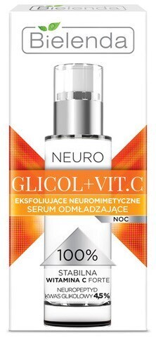 NEURO GLICOL + VIT. C Отшелушивающая омолаживающая сыворотка, ночь 30 мл