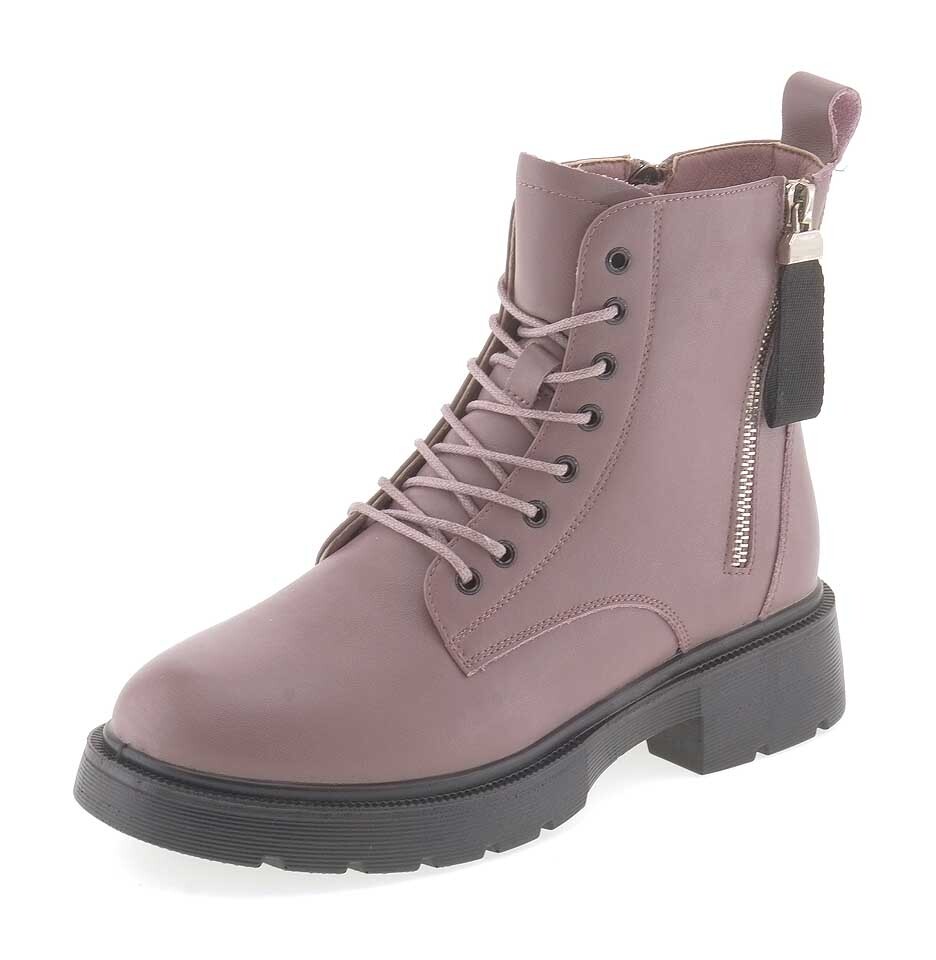 Ботинки женские BONAVI 12R3-49-114B розовые