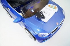 Детский электромобиль Rivertoys BMW Р333ВР синий глянец