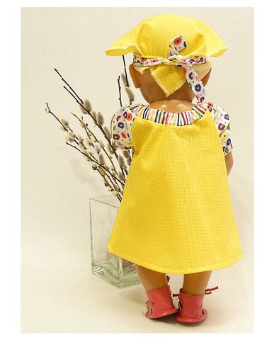Платье - На кукле. Одежда для кукол, пупсов и мягких игрушек.