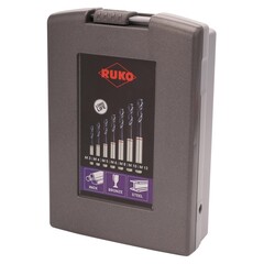Набор метчиков машинных M3 -M12 HSSE-TiALN DIN371/376 (Винт., C/2,5P, R35) 7пр Ruko 245069RO