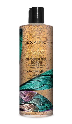 Exotic EX-22 Гель-скраб увлажняющий парфюмированный для душа (H Violet)  500 ml