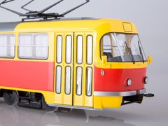 Tram Tatra T3SU bright-yellow-red 1:43 Start Scale Models (SSM)