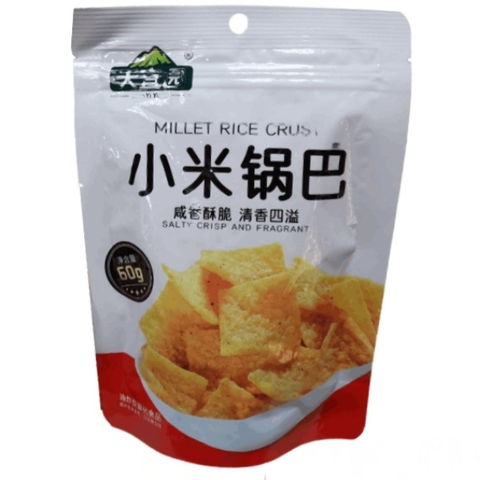 Рисовые чипсы пряные Millet Rice Crust, 60 гр