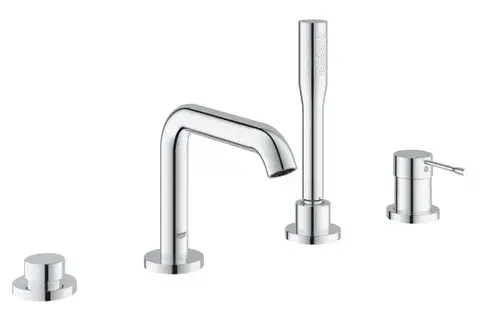 GROHE Essence 25251001 Смеситель для ванны на 4 отверстия, на край ванны, хром