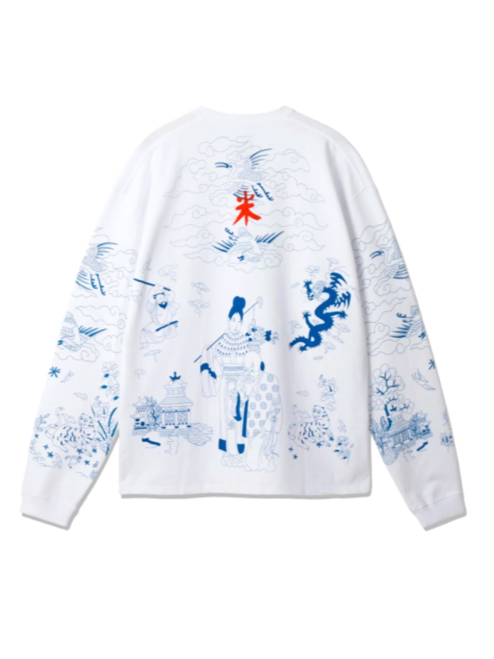 CHINESE PORCELAIN LONGSLEEVE белый