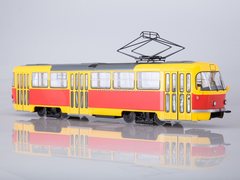 Tram Tatra T3SU bright-yellow-red 1:43 Start Scale Models (SSM)