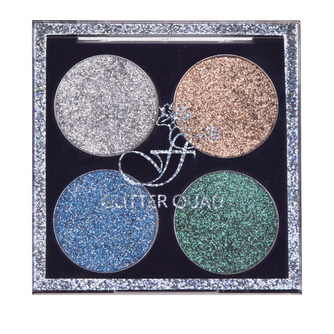 Ffleur Тени Е 494S для век 4-цв GLITTER QUAD тон 02