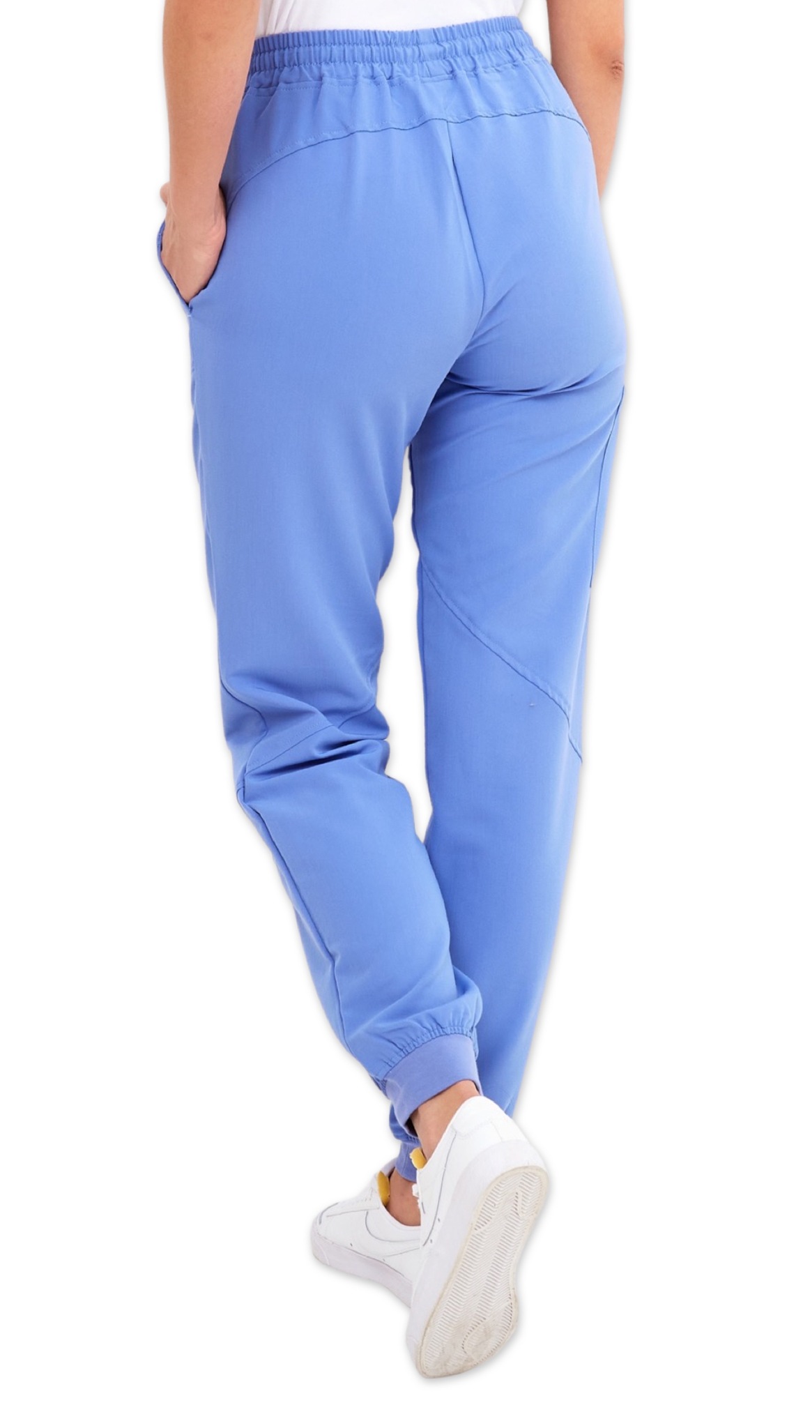 Женские брюки голубого цвета PLUMAGE