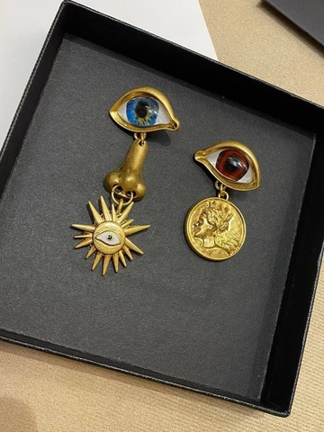 Серьги глаза Schiaparelli