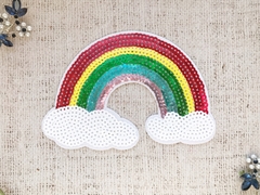 Термоаппликация, пайетки, р. 10х14,5 см