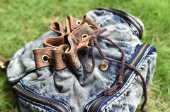 Джинсовый рюкзак C.L.B. Jeans