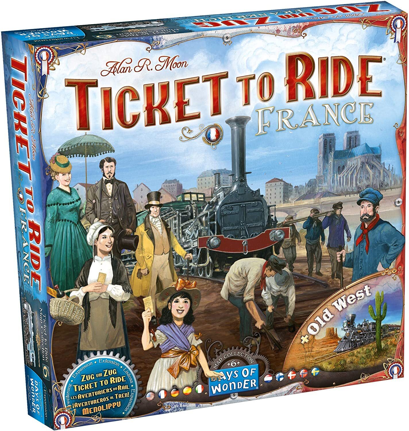 Дополнение (новые игровые поля) для настольной игры Days of Wonder Ticket  to Ride - Map Collection 6: France and Old West - на английском языке -  купить по выгодной цене | Единорог - Настольные игры