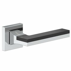 Ручка дверная Bravo Z-999 C/SB Хром/МатЧерный