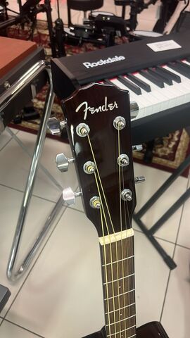 FENDER CD-140SCE DREAD SB W/CASE электроакустическая гитара, цвет санберст, в комплекте кейс