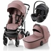 Детская коляска 3в1 Britax Roemer Smile 5Z Dusty Rose + Baby-Safe Pro Classic | Deep Black