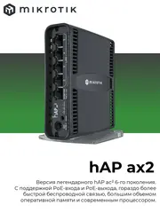 Роутер Wi-Fi hAP ax2