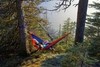 Картинка гамак туристический Ticket to the Moon original hammock Royal Blue/Orange - 5