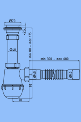 Сифон Ани Грот 1 1/2