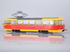 Tram Tatra T3SU bright-yellow-red 1:43 Start Scale Models (SSM)