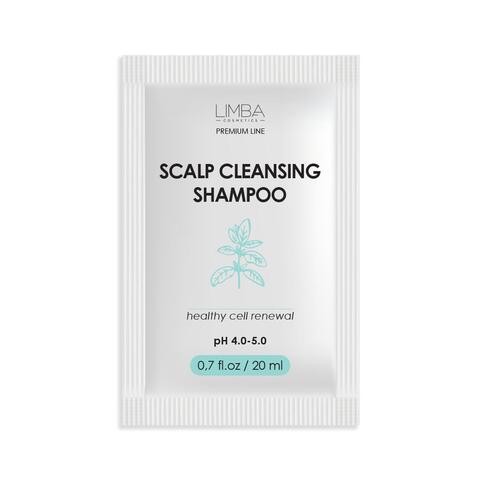 Limba Пилинг - Шампунь для кожи головы Mint Scalp Cleansing Shampoo Сашет
