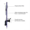 Berges 43400 Комплект : инсталляция NOVUM кнопка L5 Soft Touch черная, унитаз SIGMA Rimless 52 см, сиденье дюропласт микролифт, быстросъём