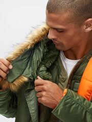 Парка Alpha Industries N-3B Slim Fit Sage Green (Зеленая)