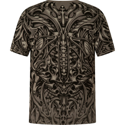 Xtreme Couture | Футболка мужская Biomech in grey X2014 от Affliction спина