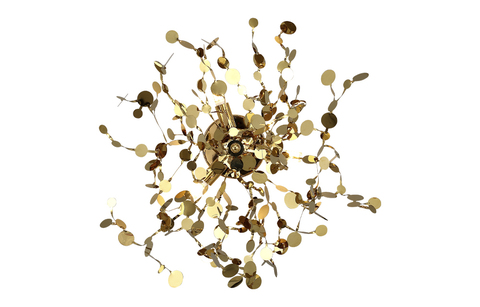 Настенный светильник Crystal Lux GARDEN AP-PL3 D400 GOLD